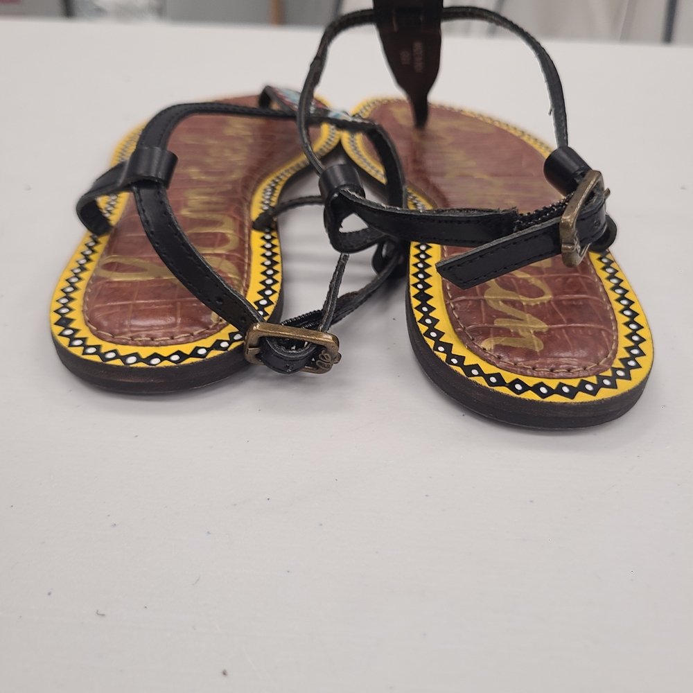 Sam Edelman Black and Brown Sandals - Picture 5 of 6